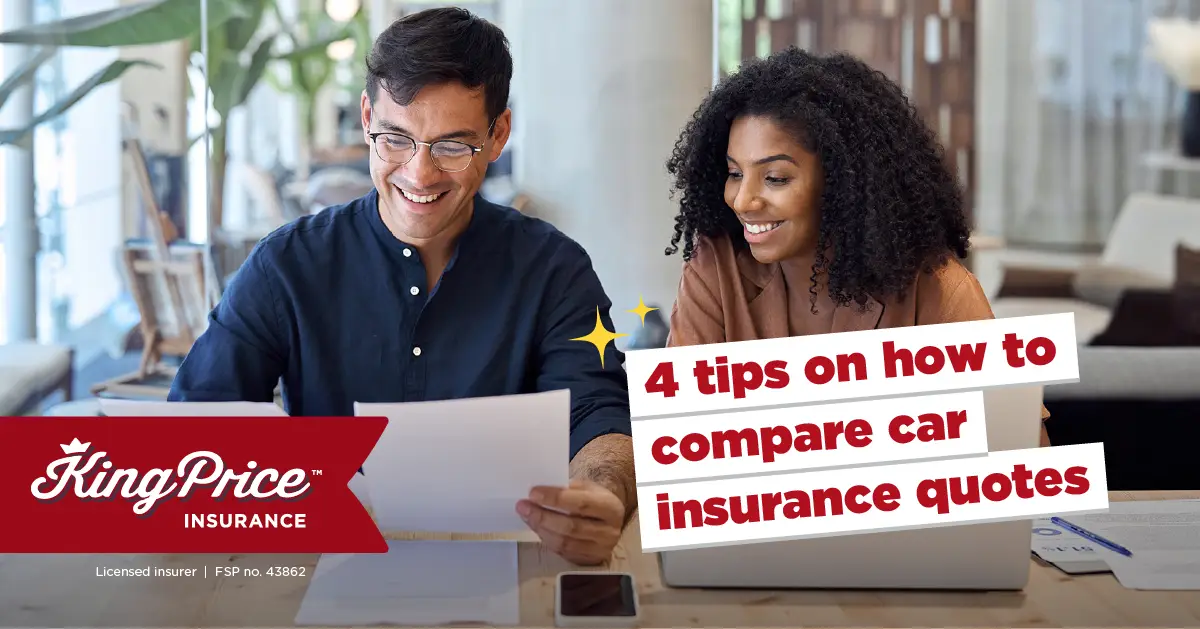 4 tips on how to compare car insurance quotes